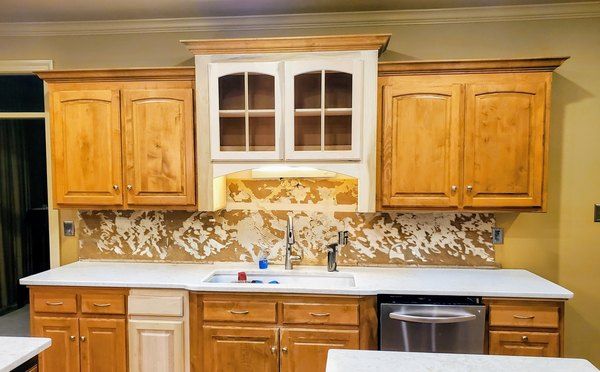 Decorative Focal Point Over Kitchen Sink Arkansas
