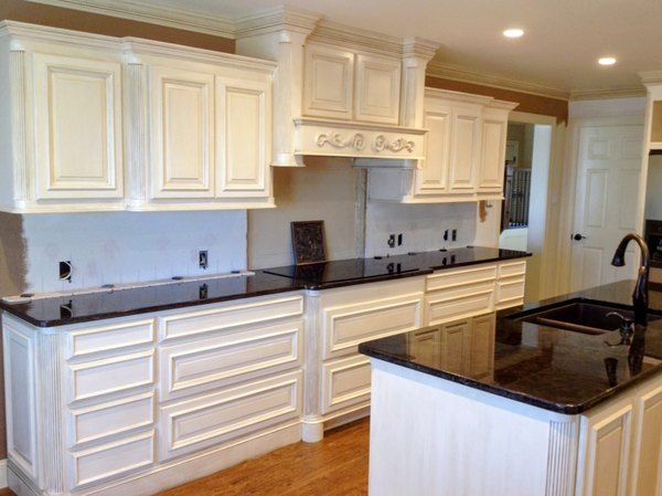 Glazed French Country Cabinets Vent Cover Little Rock