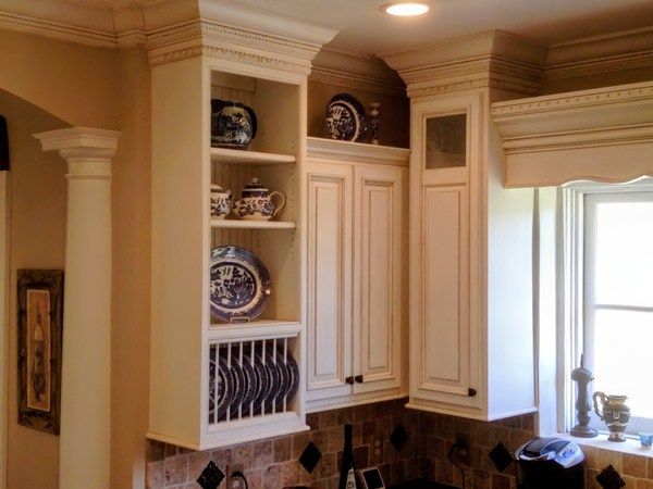 French Country Plate Rack Cabinet Central Arkansas