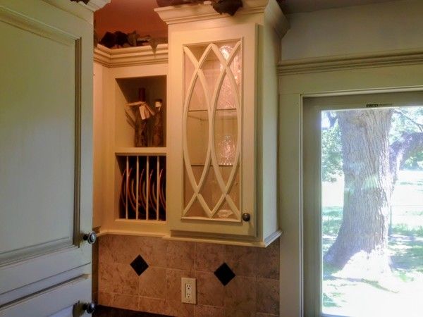 Traditional Cabinet Custom Door Plate Rack Arkansas