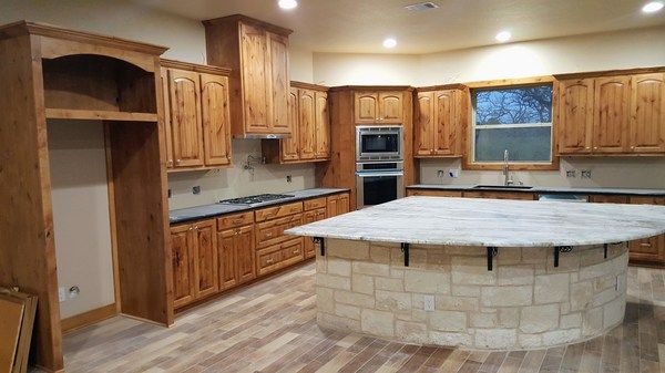 Farmhouse Knotty Alder Cabinets Little Rock