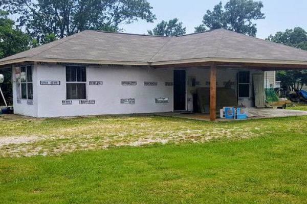 Completed carport addition with custom framing Central Arkansas