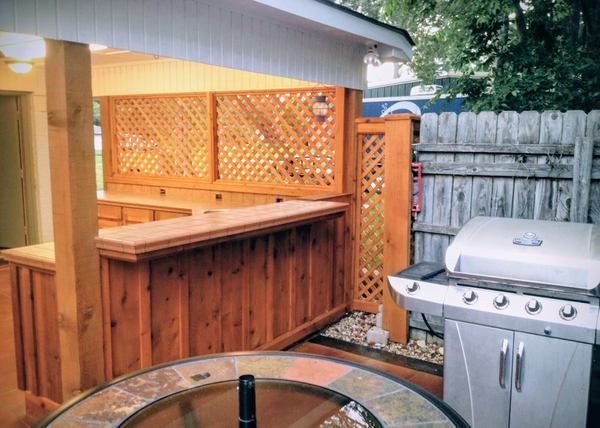 Outdoor Serving Area Eastern Red Cedar Arkansas