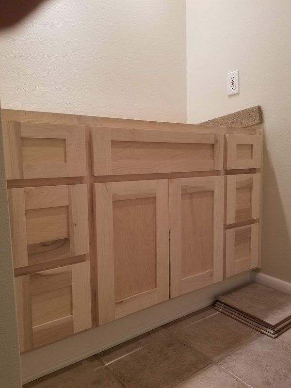 Wide Shaker Vanity Cabinet Drawer Fronts Little Rock