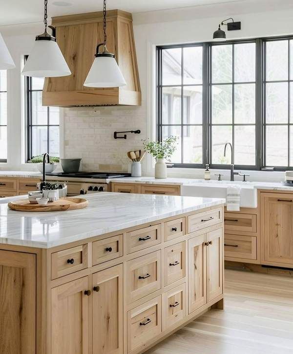 Rustic Maple Shaker Cabinets Central Arkansas