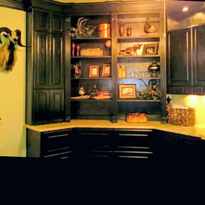 Master bathroom vanity custom cabinetry Arkansas